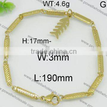 Fashion new gold bracelet 22k Chian wholesale