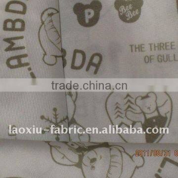 100 polyester printed taffeta lining fabric