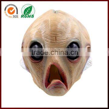 Head-mounted delicate FRP Cute alien masks for Halloween costume party