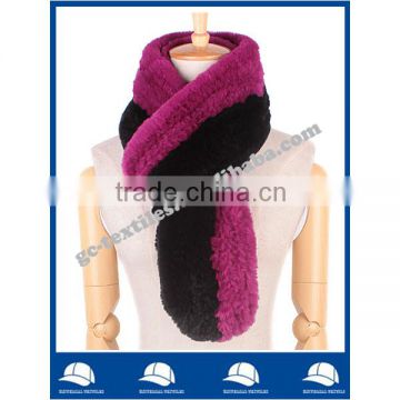 2016 new product splicing custom faux fur scarf