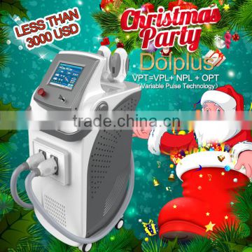 KES Christmas promotion multi-function beauty machine for hair removal and skin rejuvenation