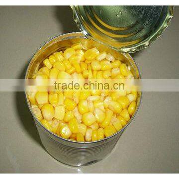 chinese canned sweet corn in tin