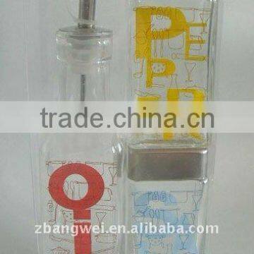 glass jar set with display box