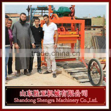 Simple Operation Hydraulic Concrete Block Making Machine QT4-30 Made in China Hydroform Cement Brick Shaping Equipment Price photo-3
