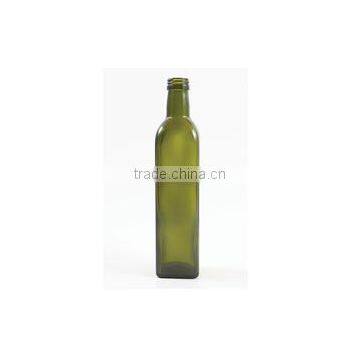 Hot Stamping Surface Handling and Glass Material 750ml green olive oil bottle