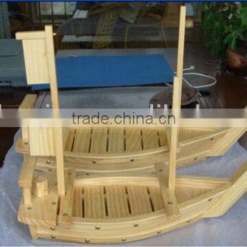 High Quality Wooden Sushi Boat For Party