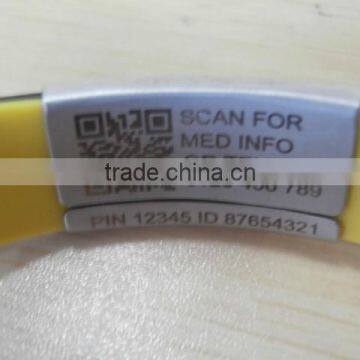 Best Quantity Adjustable Silicone Wristband With Engraved QR Code photo-5
