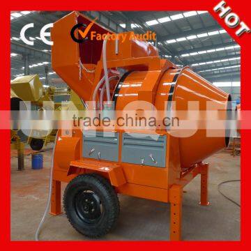 JZR350 Portable trailer Diesel concrete mixer