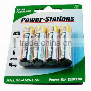 1.5V LR6 aa alkaline battery