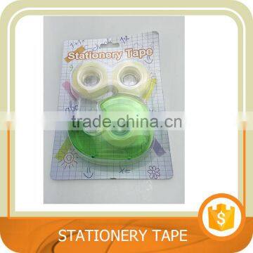 Bopp stationery tape with tape dispenser. Trade assurance.