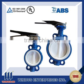 DN2000 PN75 stainless acid resistant steel butterfly valve