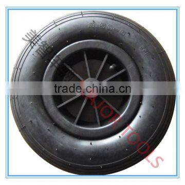 12 Inch Black Rubber Pneumatic Wheel 350-6 photo-2