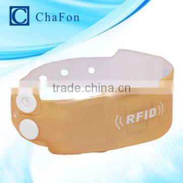 uhf rfid disposable wristbands tag made by paper (with epc gen2 chip inside)