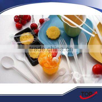 high quality reusable plastic cutlery set/disposable plastic cutlery