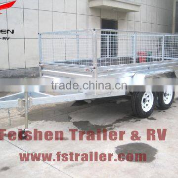 Hot Dipped Galvanized Tandem Cage Trailer photo-2