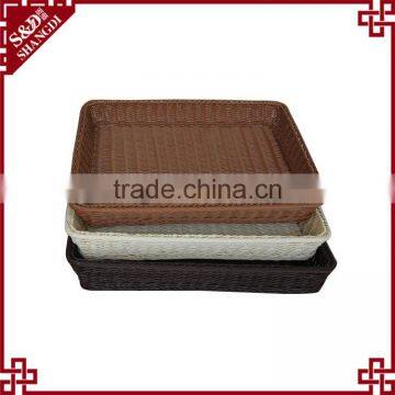 Supermarket Plastic Rattan Woven Banneton Proofing Basket Under Shelf photo-6