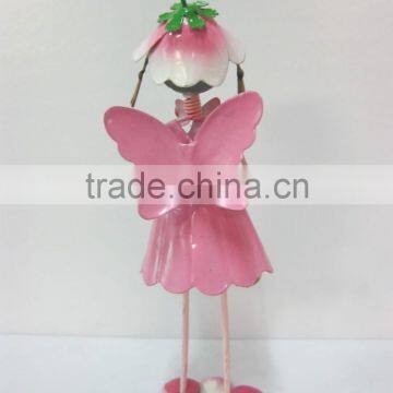 Garden Flower Fairy Painted Iron Flower Fairy Garden Decoration photo-5