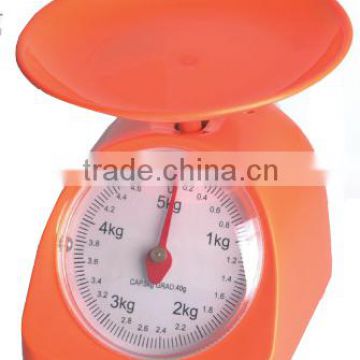 Manual kitchen weighing scale