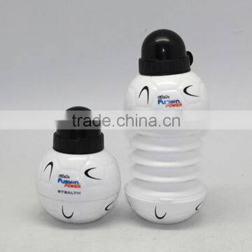 Yiwu Cheap Price BPA FREE 450ml Ball Shape Plastic Water Bottle,collapsible Football Foldable Water Bottle photo-3