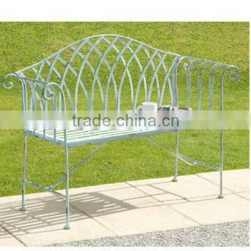 KD decorative vintage wrought iron bench