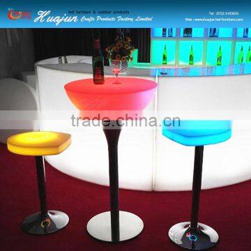 Light up High Table/round Top Table Led& Unique Bar Table Led Furniture photo-2