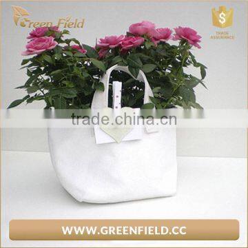 Cheap Price High Quality White Planter Grow Bag With Two Handles photo-3