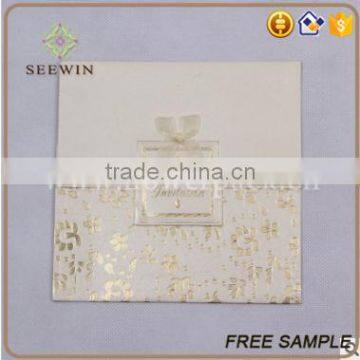 Western Style Iridescent Paper Wedding Invitation Card photo-3