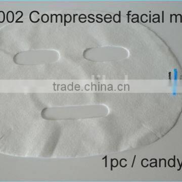 Promotion Gifts 100% Biodegradable Rayon Compressed Facial Mask With Candy Package