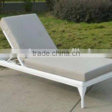 Hot Sell Black Wicker Lounger With Wheels Bathtub Lounge Chair photo-5