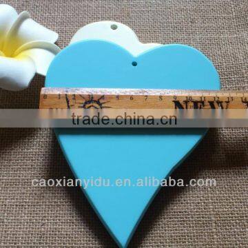 Blue Wooden Heart Wooden Letter Household Wedding Decoration