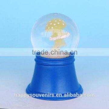 Mushroom Glass Snow Globe photo-3