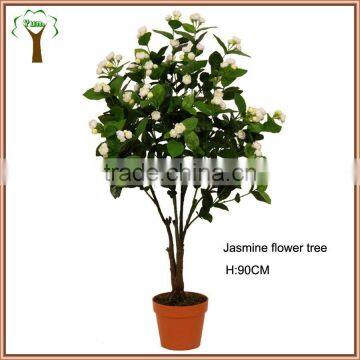 artificial white jasmine flowering tree