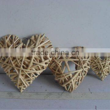 2013 Wicker Hanging Heart for Home&garden Decration/Christmas Craft