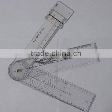 Pain scale ruler, medicial ruler, goniometer