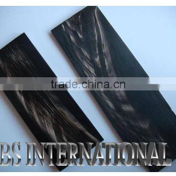 Natural Horn Black & White Streak Plates photo-3
