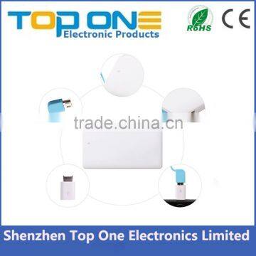 Top Selling Products Portable Credit Card Power Bank 2600mah photo-6