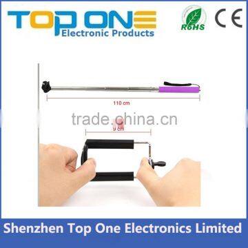 2015 New Factory Monopod Bluetooth Selfie Stick With Bluetooth Shutter Button photo-6