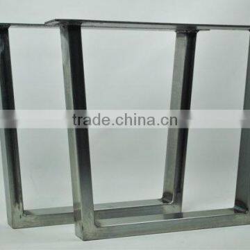 Black Powder Coated Trapezoid Metal Industrial Table Feet,furniture Metal Leg photo-3