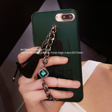 Imitation PU Leather cell phone cover case mobile Phone Cases for iPhone7/7Plus/6/6s/6plus/6splus diamond soft shell