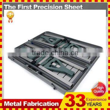 METAL FOLDING IRON TABLE AND CHAIRS WITH ALUMINUM LEGS photo-5