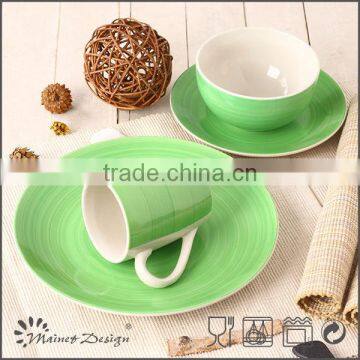 Cheap handpainting 16pcs ceramic dinnerware set