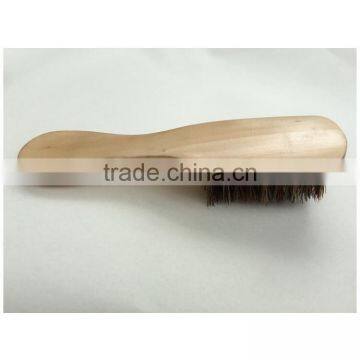Wild Boar Bristle Brush Brush With a Handle for Men, Schima Superba Beard Brush Can be Carved Logo photo-4