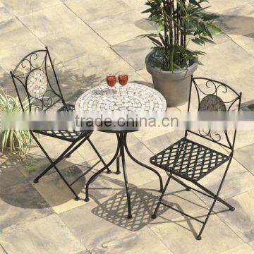 New Selima Mosaic Cast Iron Bistro Set AR-6135 set