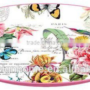 PEONY LARGE METAL TRAY
