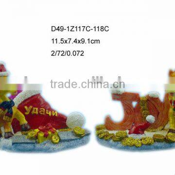 2014 hot sale resin horse figurines