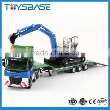 Hot sale 1:50 metal toy truck and trailer with EN71,trailer truck from china ZDC185232