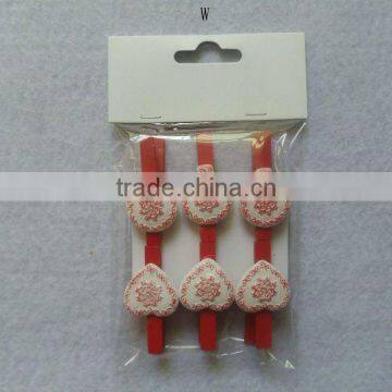 Christmas wooden peg decoration JA01-W5075