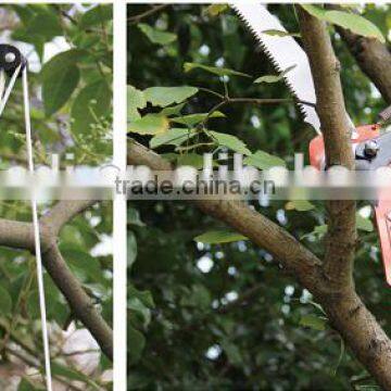 Extendable Pole Long Tree Saw With Shear Tool and Rope