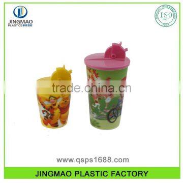 250ML Hotsale Cartoon 3D Lenticular Plastic Drinking Straw Cup photo-2