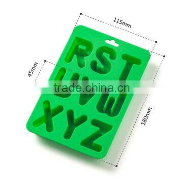 Fancy Silicone Ice Cube Tray With Alphabet Letter A to I Shaped photo-2